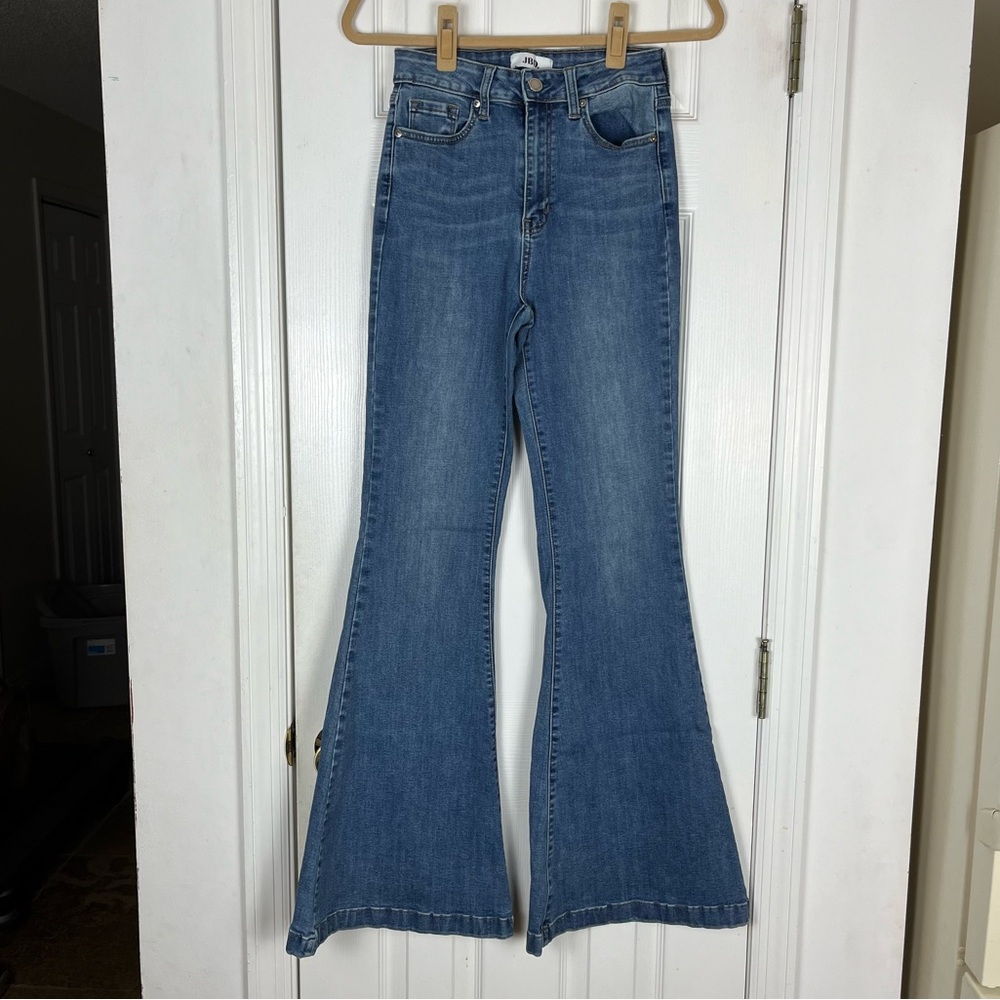 JBD Just Black Denim Aria High Rise Flare Jeans